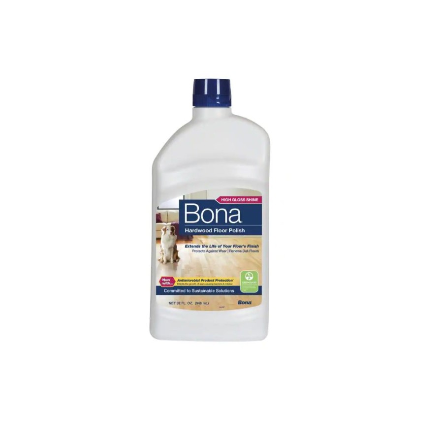 Best Bona Hardwood Floor Polish, High Gloss; 32Oz Wp510051002 Carpet & Floor Cleaners