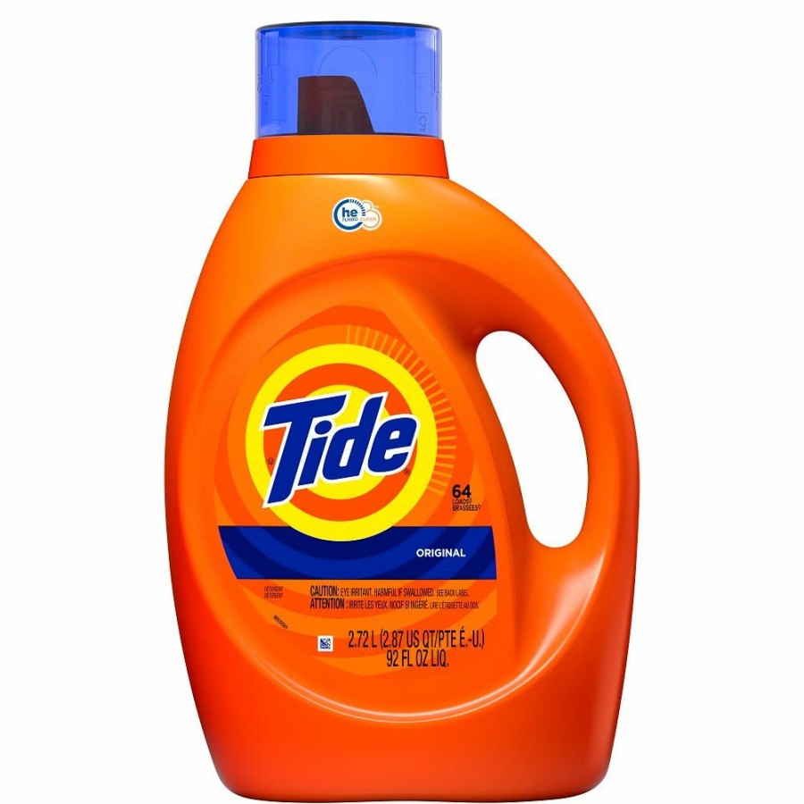 Best Procter And Gamble Distributing Tide Liquid He Original 92Oz 64Ld Laundry Detergent