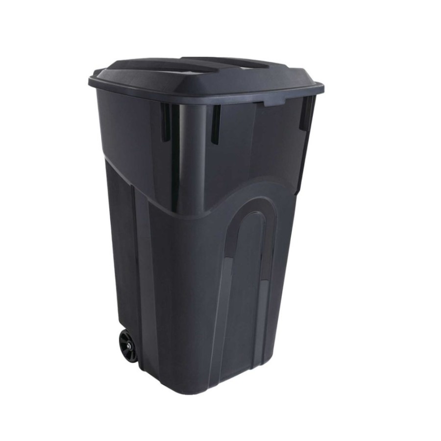 Best United Solutions 32 Gallon Wheeled Trash Can With Lid Ti0068