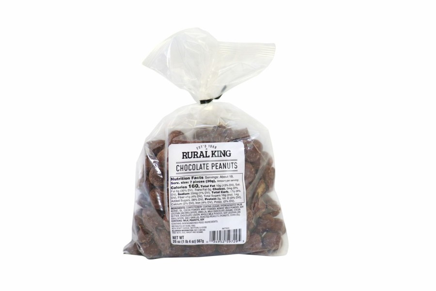 Best Rural King Chocolate Peanuts, 20 Oz. Bag Candy & Gum