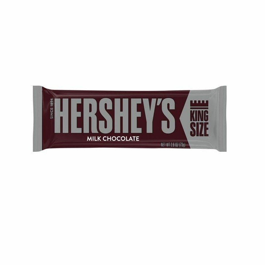 Best Hershey'S Milk Chocolate King Size Candy Bar, 2.6 Oz.