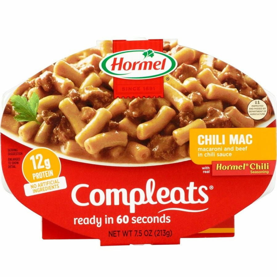 Wholesale Hormel Compleats Chili Mac, 7.5Oz Microwave Meals