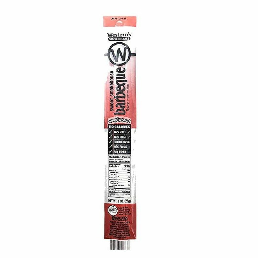 Best Western'S Westerns Smokehouse Bbq Snack Stick, 1 Oz. Jerky