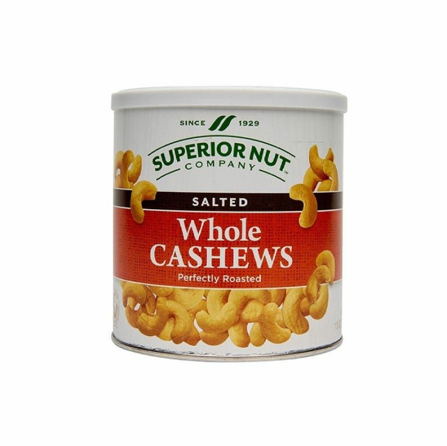 New Superior Nut Company Roasted & Salted Whole Cashews, 13 Oz.