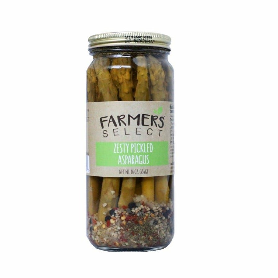 Online Farmer'S Select Farmers Select Zesty Pickled Asparagus, 16 Oz. Spices & Seasonings