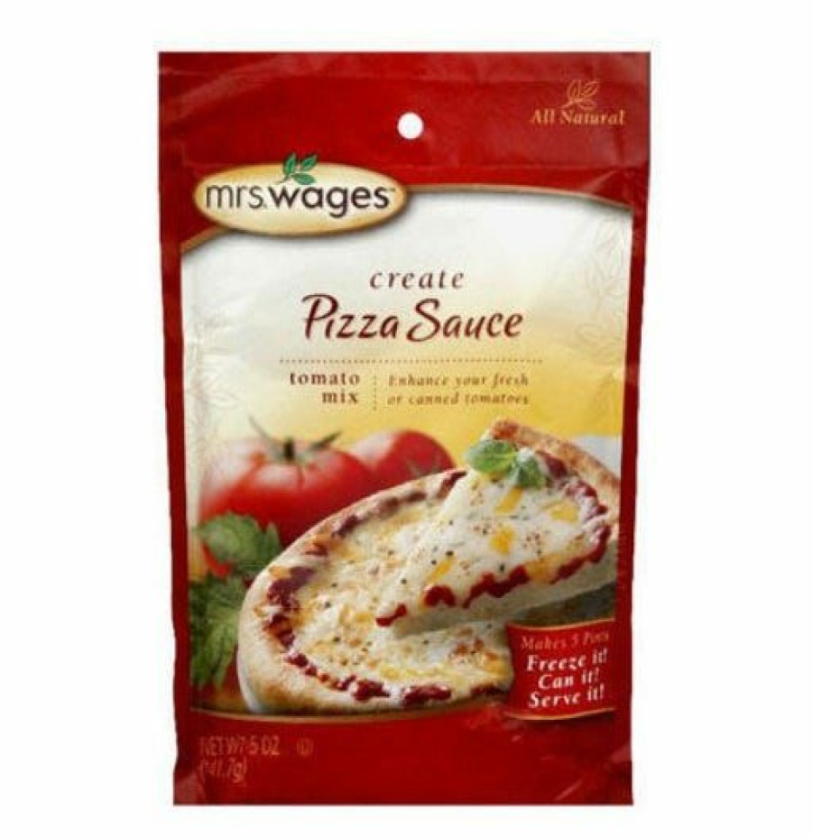 Wholesale Mrs. Wages Pizza Sauce Tomato Mix, 5 Oz. Canning Ingredients