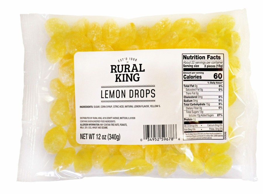 Best Rural King Lemon Drops Candy & Gum