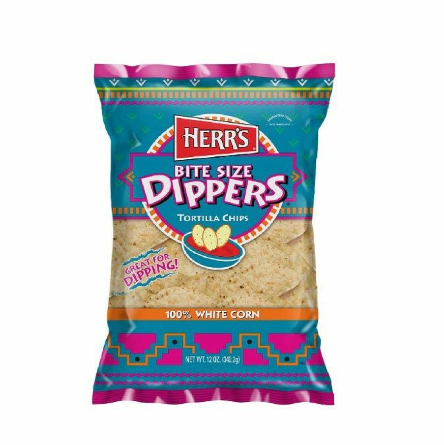 Online Herr'S Bite Size Dippers Tortilla Chips, 12 Oz. Chips & Crackers