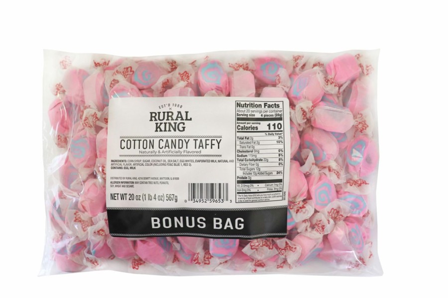 Hot Rural King Cotton Candy Taffy Bonus Bag Candy & Gum