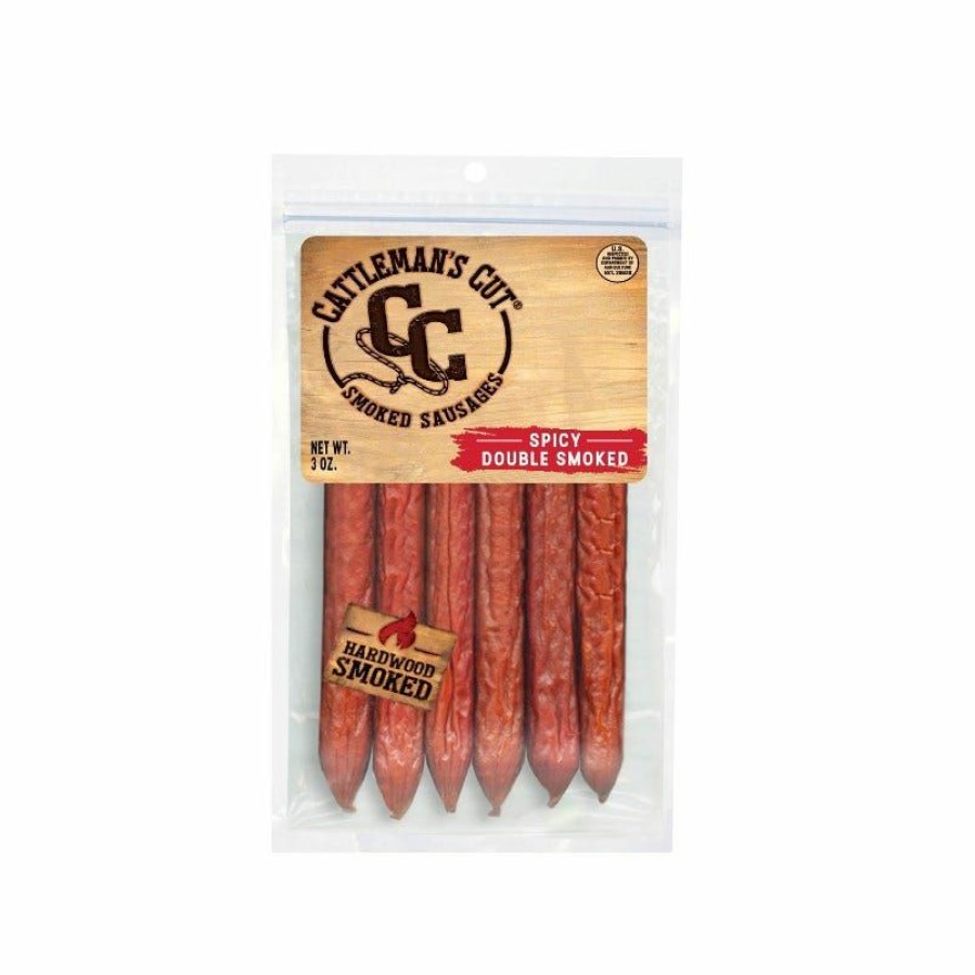 Clearance Oberto Cattleman'S Cut Double Smoked Spicy Sausage Sticks, 3 Oz. Sausages