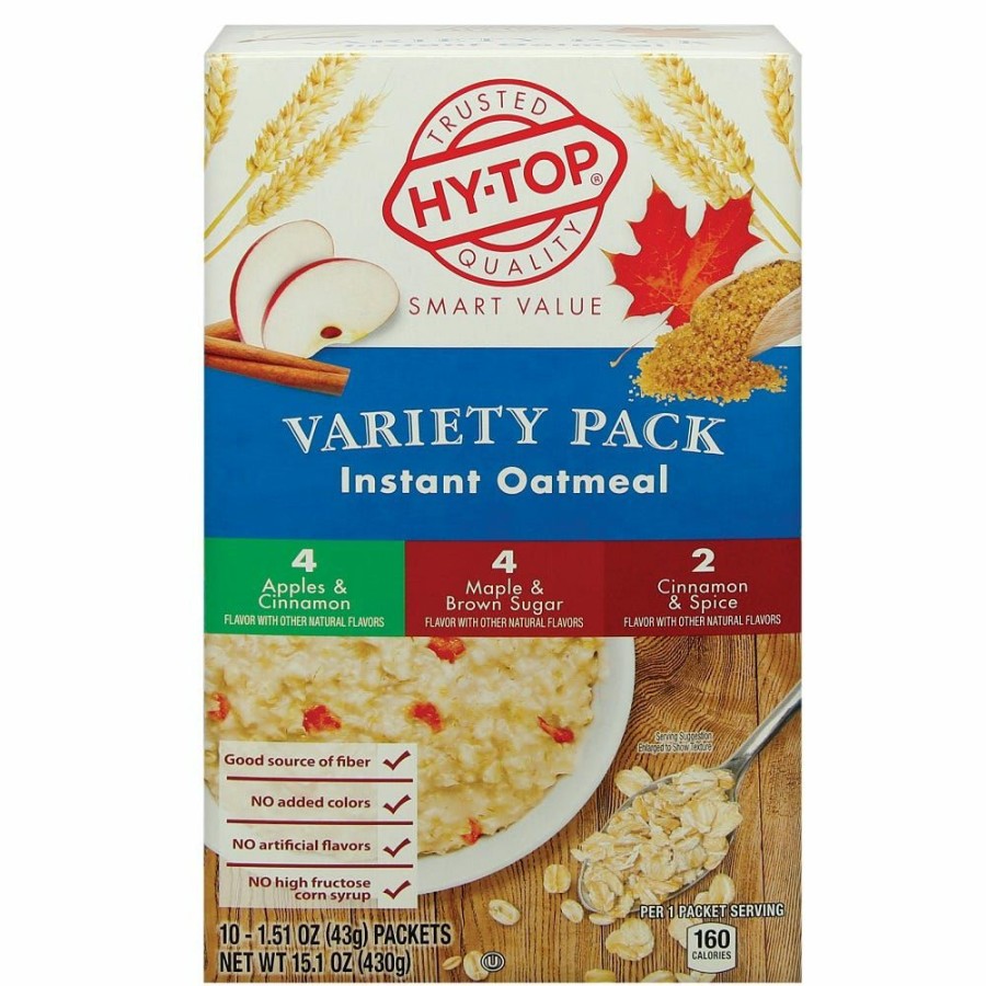 Hot Hytop Variety Instant Oatmeal, 15.1 Oz.