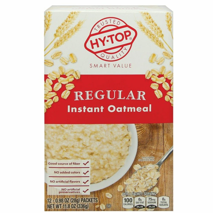 Clearance Hytop Regular Instant Oatmeal, 11.85 Oz.