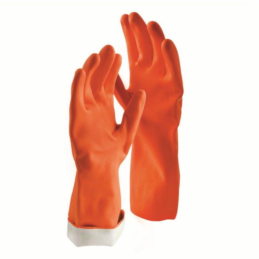 New Libman Premium Reusable Latex Gloves 1-Pack, Medium Cleaning & Janitorial Supplies