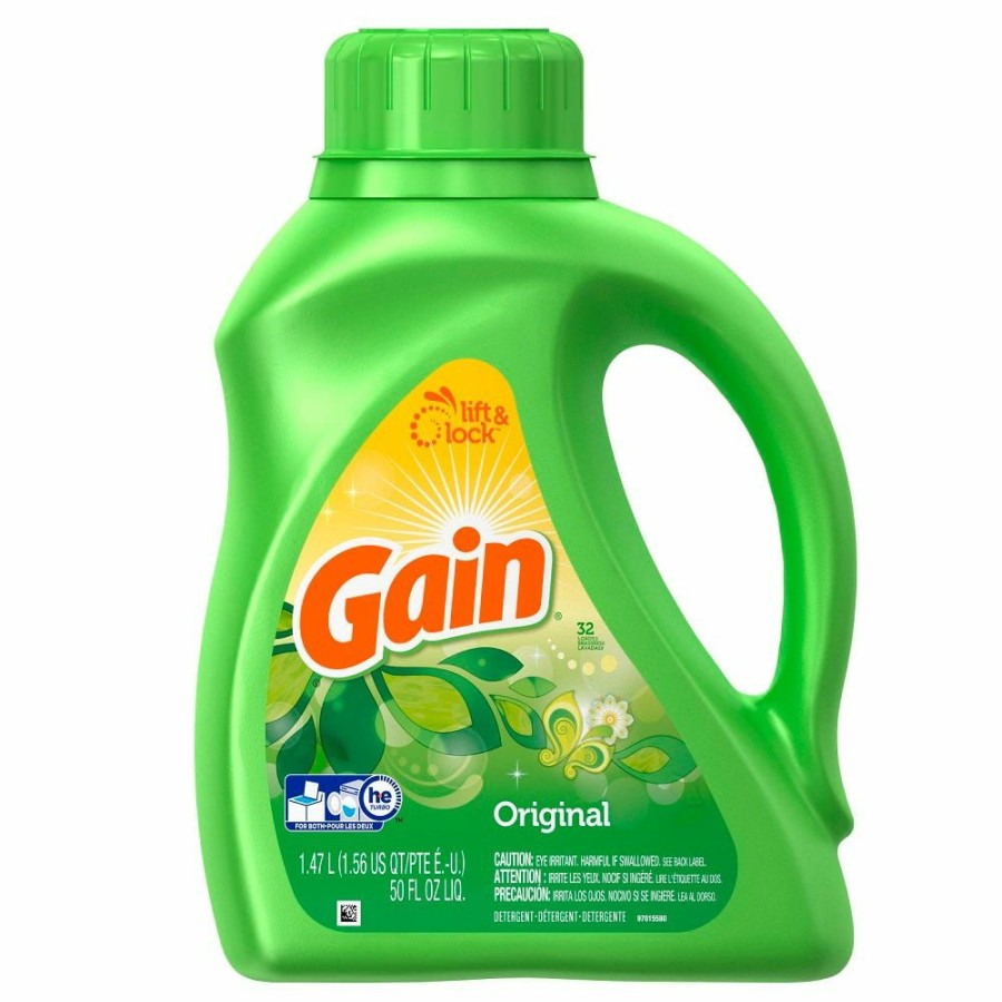 Wholesale Procter And Gamble Distributing Gain Liquid 2X Hec Original 50Oz 32 Ld Laundry Detergent