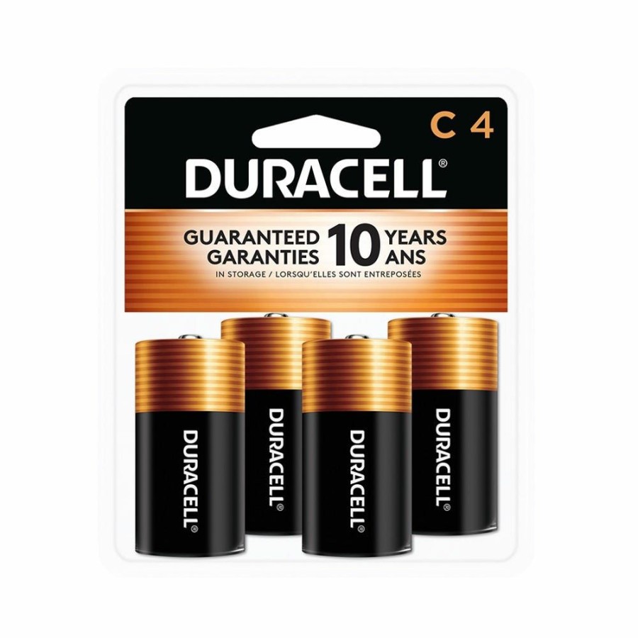 Online Duracell Coppertop C Alkaline Batteries, 4-Pack Household Batteries