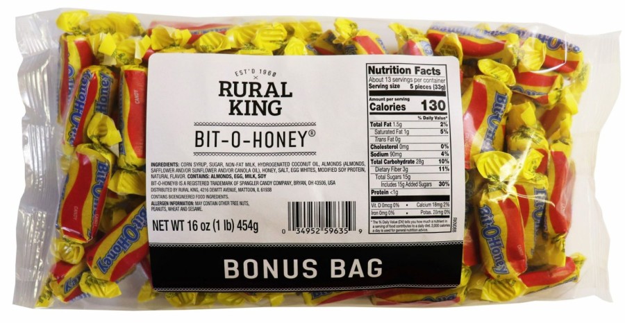 Hot Rural King Bit-O-Honey Bonus Bag Candy & Gum