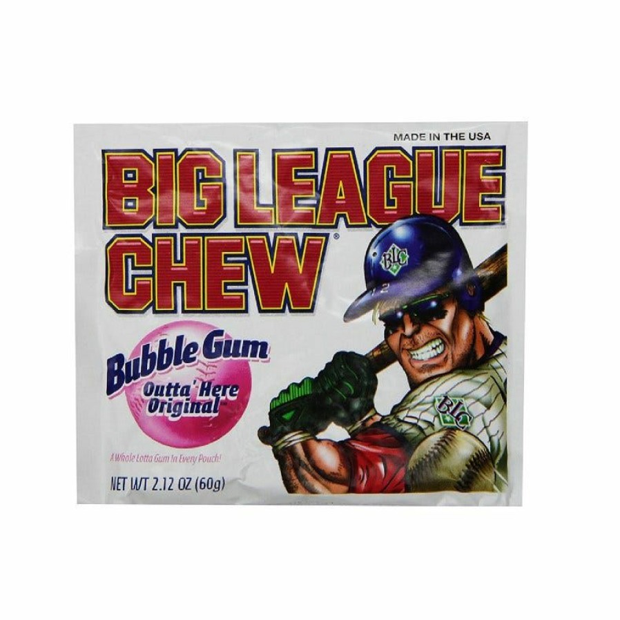 New Various Brands Big League Chew Original Bubble Gum, 2.12 Oz.