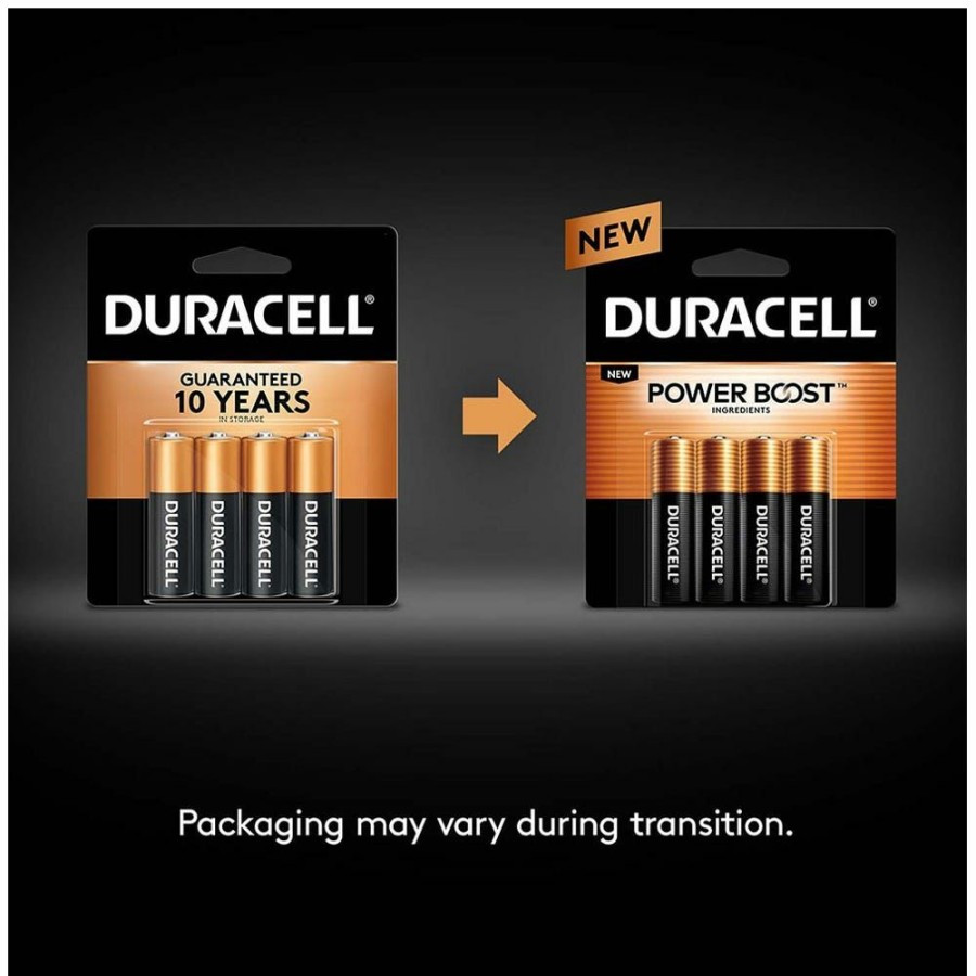 Hot Duracell Coppertop Aa Alkaline Batteries, 4 Pack Household Batteries