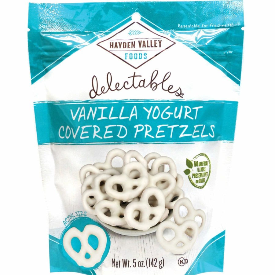 Wholesale Hayden Valley Vanilla Yogurt Pretzels, 5Oz