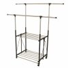 Wholesale Greenway Stainless Steel Collapsible Doublebar Garment Rack Grgr200 Drying Racks