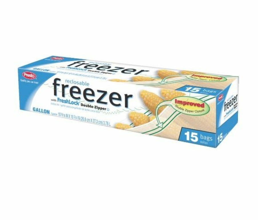 Wholesale Presto Products Reclose Freezer Bag Food Storage