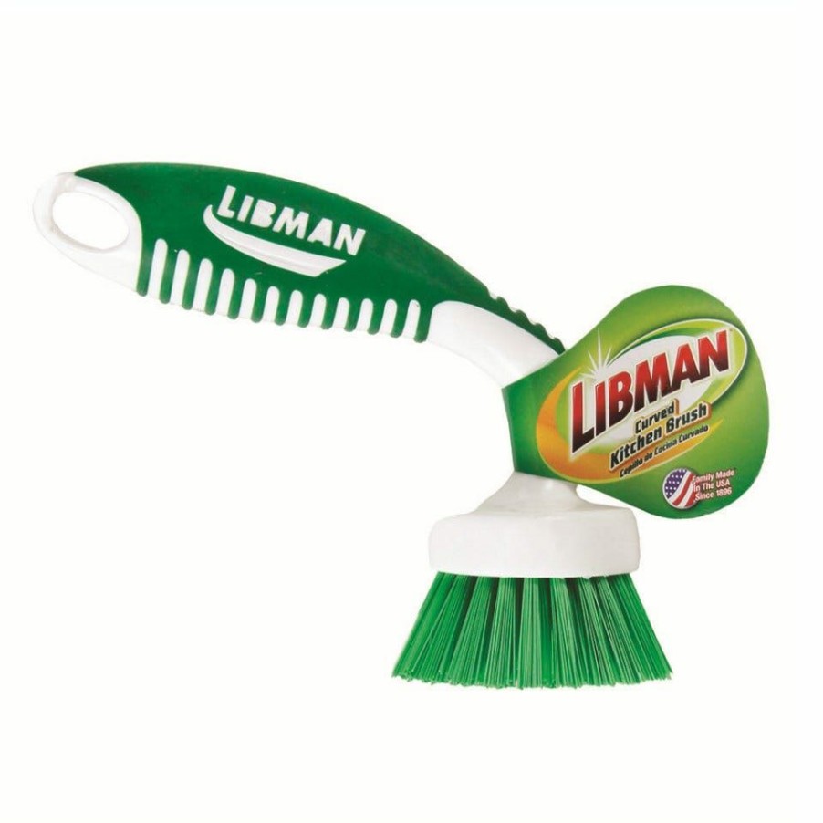 Best Libman Curved Kitchen Brush Cleaning & Janitorial Supplies