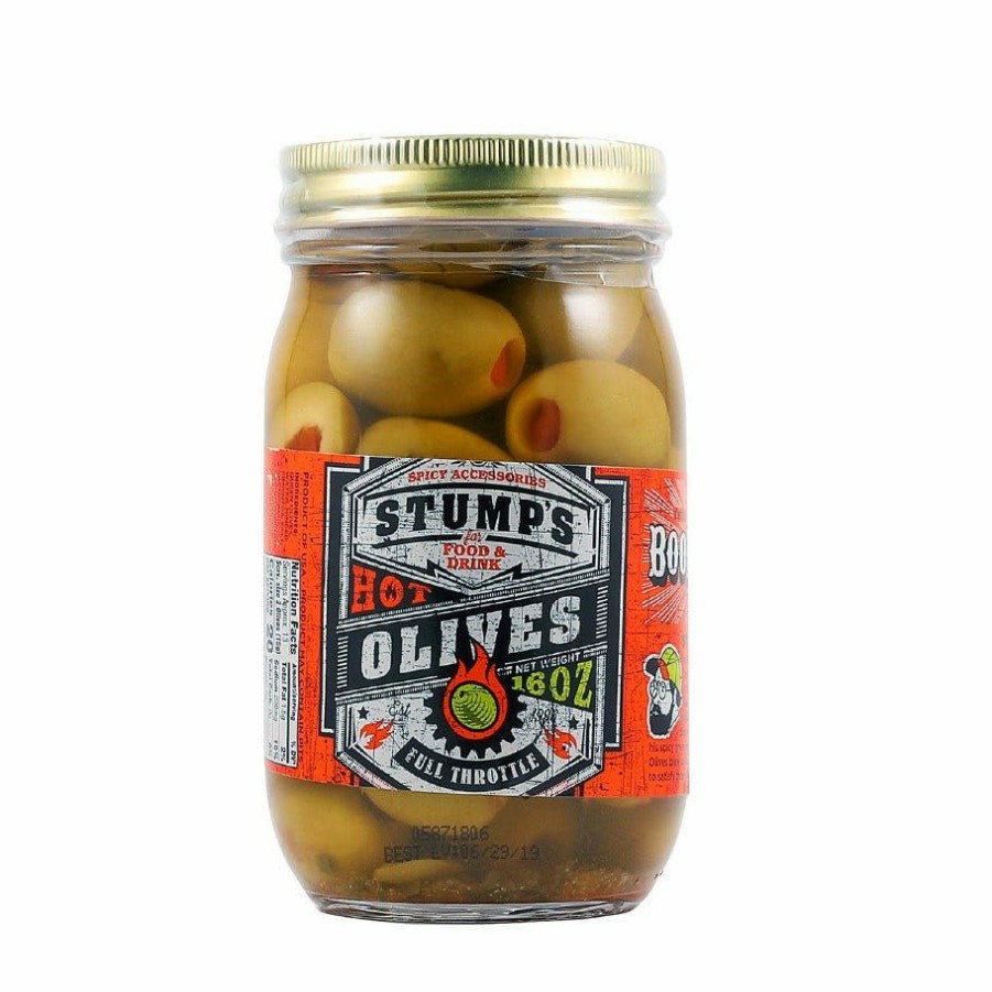 Best Stump'S Stumps Hot Olives, 16 Oz. 36411 Canned Goods & Soups