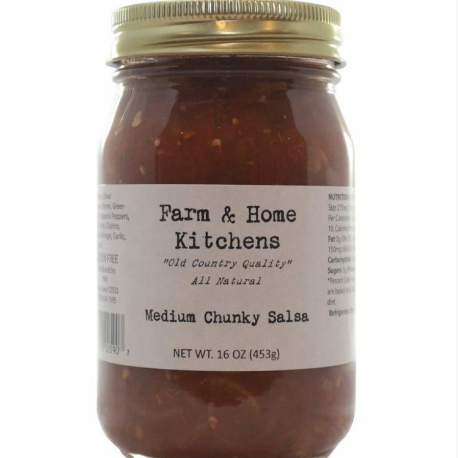 Clearance Farm & Home Kitchens Medium Chunky Salsa, 16 Oz. Dips & Salsa