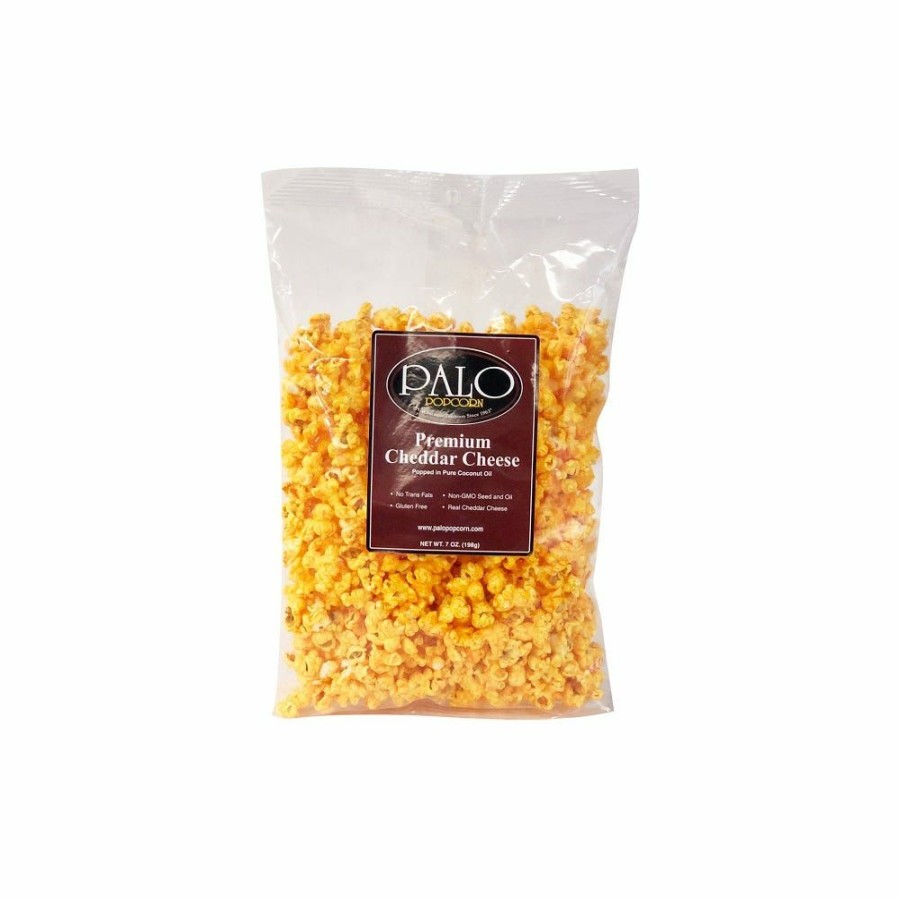 Hot Palo Popcorn Premium Cheddar Popcorn, 7 Oz.