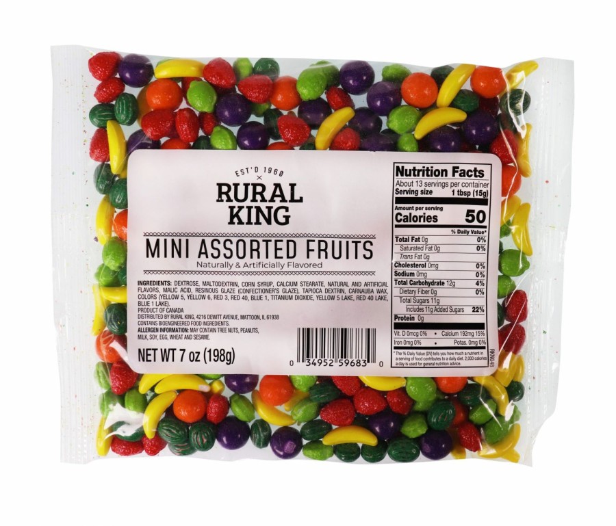 Best Rural King Mini Assorted Fruit Candies Candy & Gum