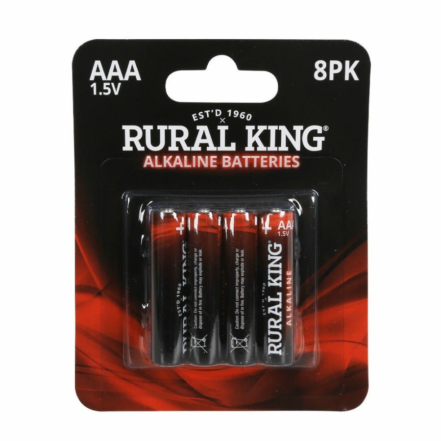 Best Rural King Aaa Alkaline Batteries, 8 Pack Aaa8Pkalk Household Batteries