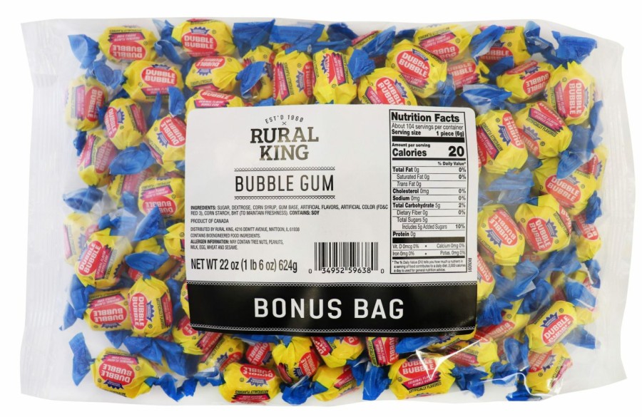 Online Rural King Bubble Gum Bonus Bag Candy & Gum