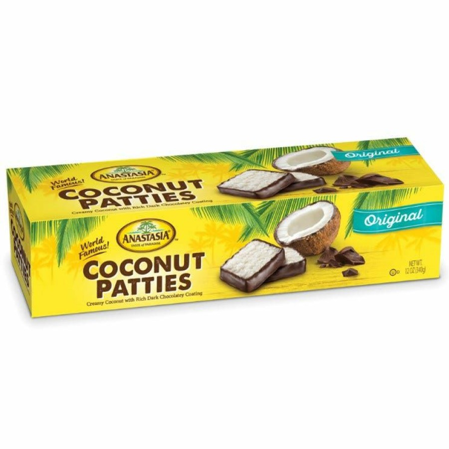 Clearance Anastasia Confections 12Oz. Coconut Patties, Original Flavor 4173 Chocolate