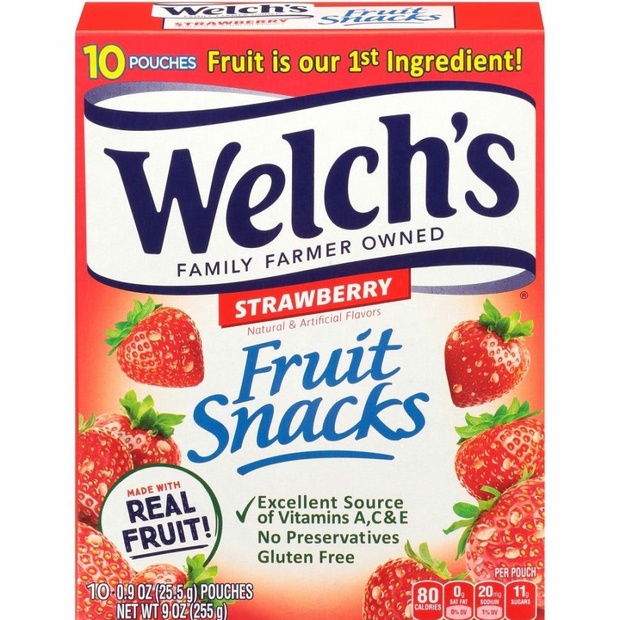 Clearance Welch'S Strawberry Fruit Snacks, 9 Oz.