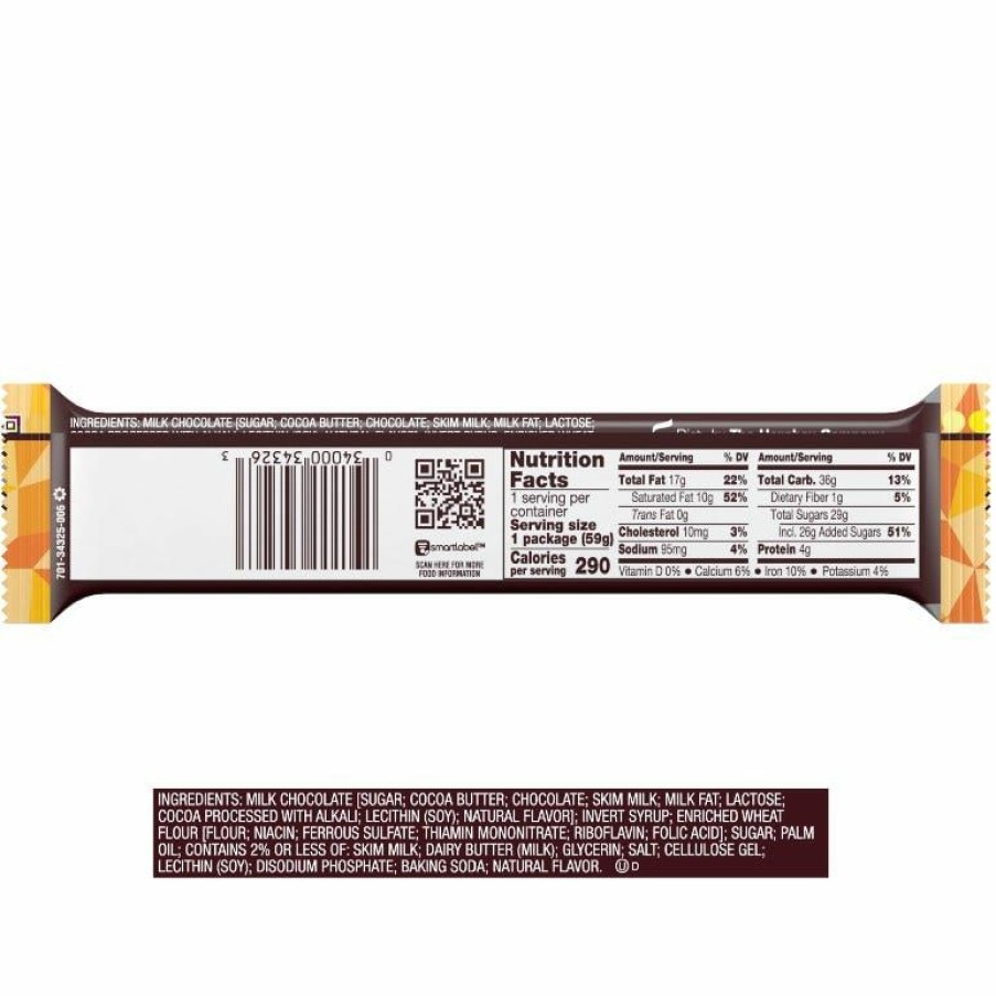 Best Various Brands Hershey Caramel Cookie Layer Crunch Bar, 2.1 Oz. Chocolate