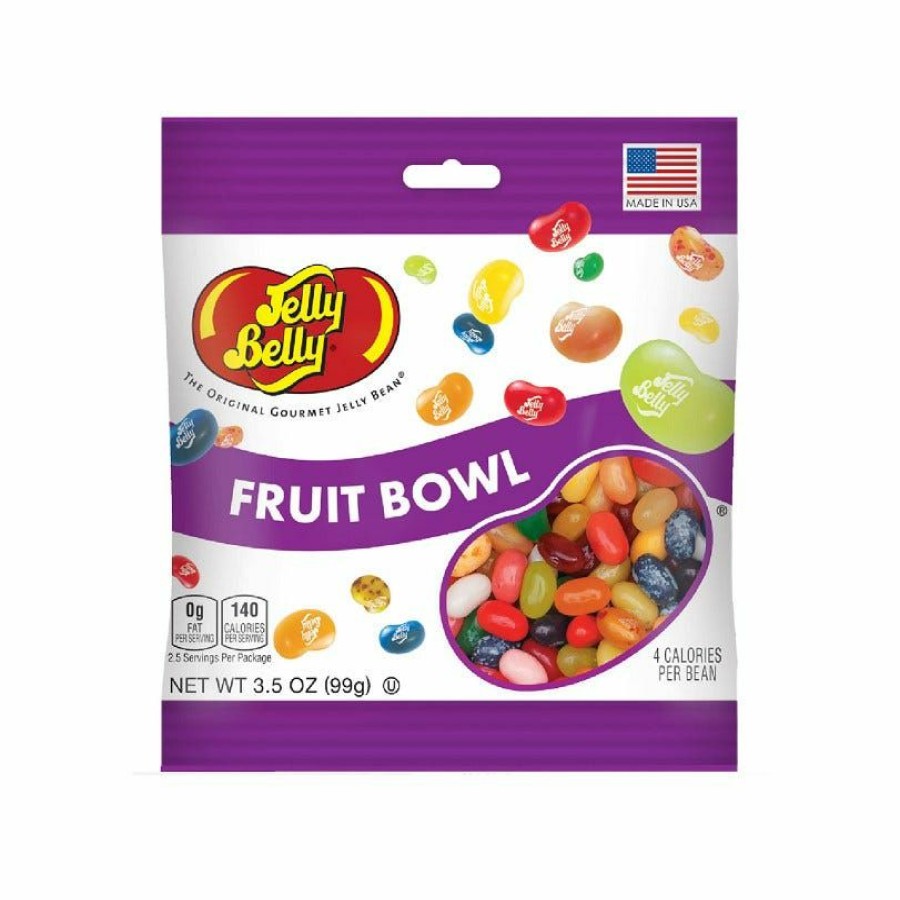 Best Jelly Belly Fruit Bowl Gourmet Jelly Beans, 3.5 Oz. Gummy & Chewy