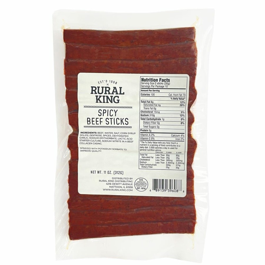 Online Rural King 11Oz Spicy Beef Sticks Jerky