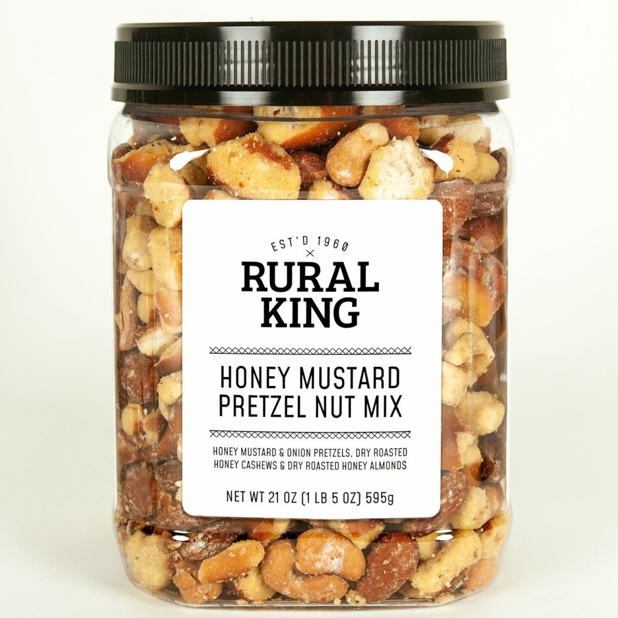 Best Rural King Honey Mustard Pretzel Mix, 21Oz Pretzels