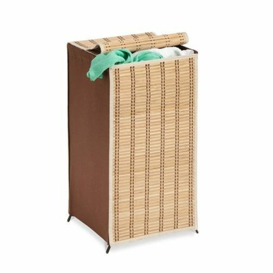 New Honey-Can-Do Honeycando Tall Wicker Hamper Hmp01619 Laundry Baskets