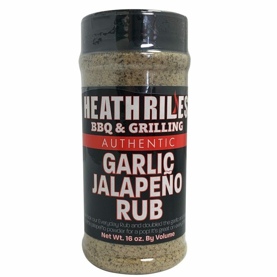 Best Heath Riles Bbq Garlic Jalapeno Rub, 16 Oz. Spices & Seasonings