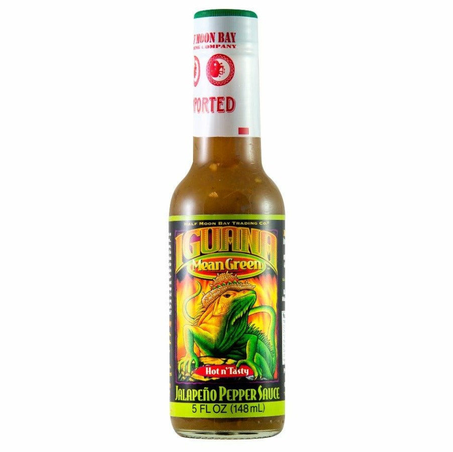 New Iguana Mean Green Jalapeno Pepper Sauce, 5 Oz. Spices & Seasonings