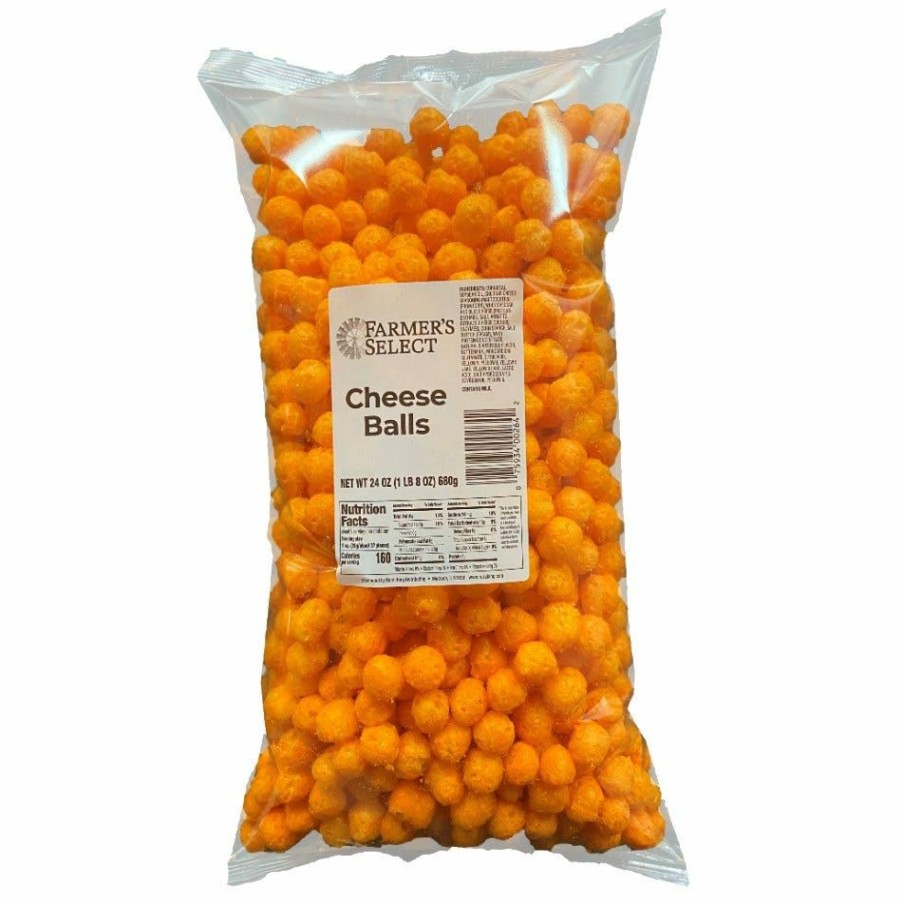 New Farmer'S Select Farmers Select Cheese Balls, 24 Oz. Chips & Crackers