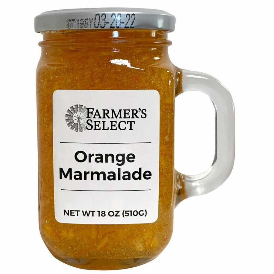 Hot Farmer'S Select Orange Marmalade, 18 Oz. Jams & Jellies