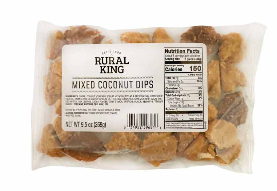 Wholesale Rural King Mixed Coconut Dips Candy & Gum