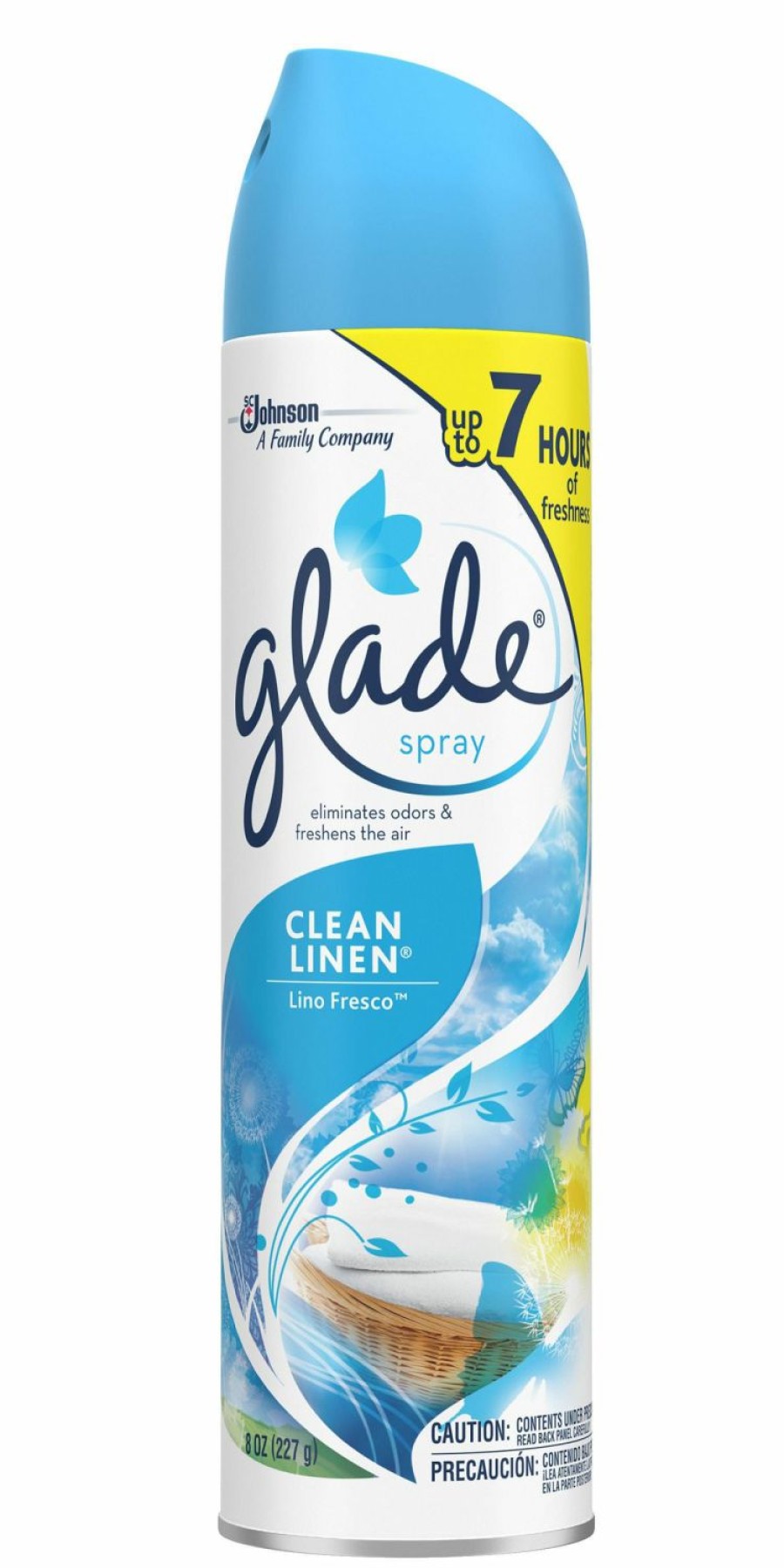 Hot Glade Clean Linen Room Spray Air Freshener 8Oz 73332 Air Fresheners