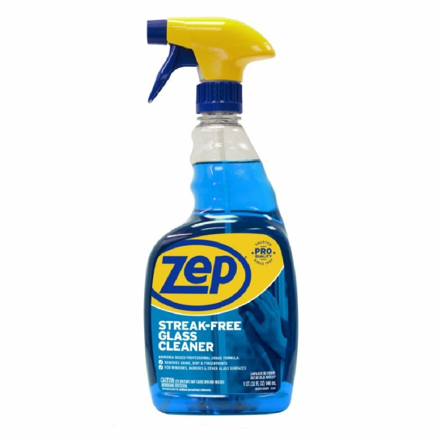 Hot Zep Glass Cleaner Rtu, 32 Oz Zu112032 Glass Cleaners