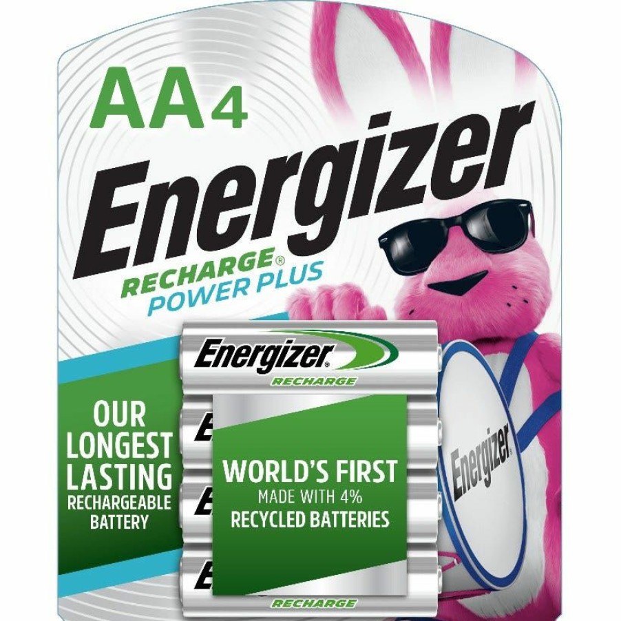 Best Energizer Recharge Aa 2300Mah 12V Nickel Metal Hydride Nimh Button Top Batteries Nh15Bp4 Household Batteries