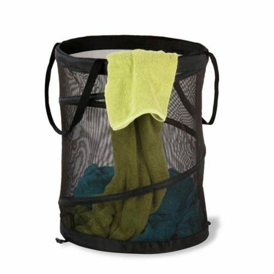 Clearance Honey-Can-Do Honeycando Breathable Large Mesh Popup Hamper Hmp01127 Laundry Hampers