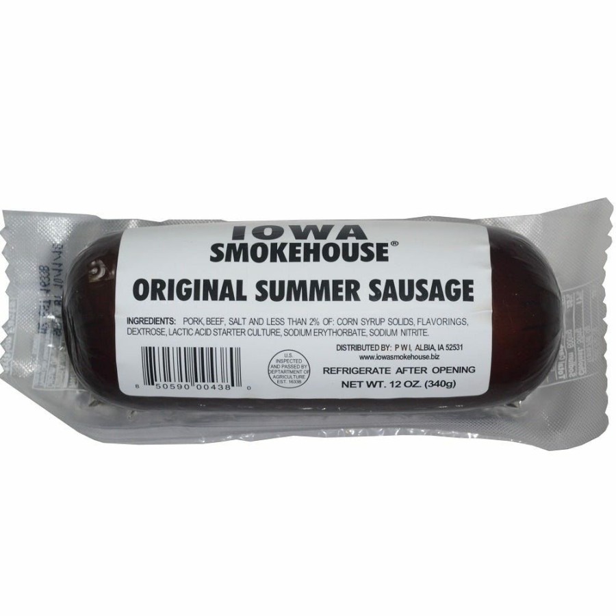 Online Iowa Smokehouse Original Summer Sausage, 12 Oz. Sausages