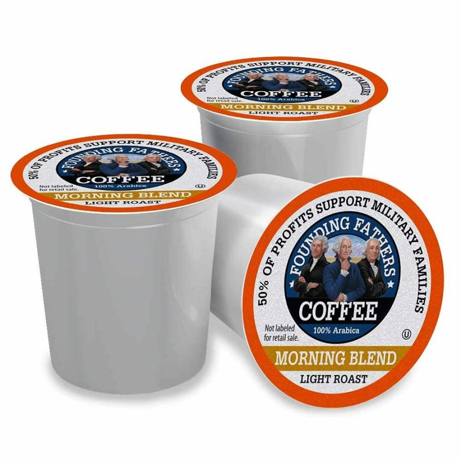 Best Founding Fathers Morning Blend Single-Serve Coffee Pods, 80 Count Coffee Supplies